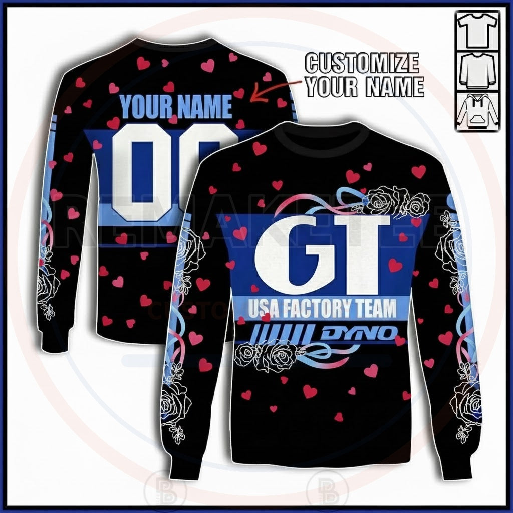 RemakeTee GT Custom Vintage Retro BMX Racing Jersey 372