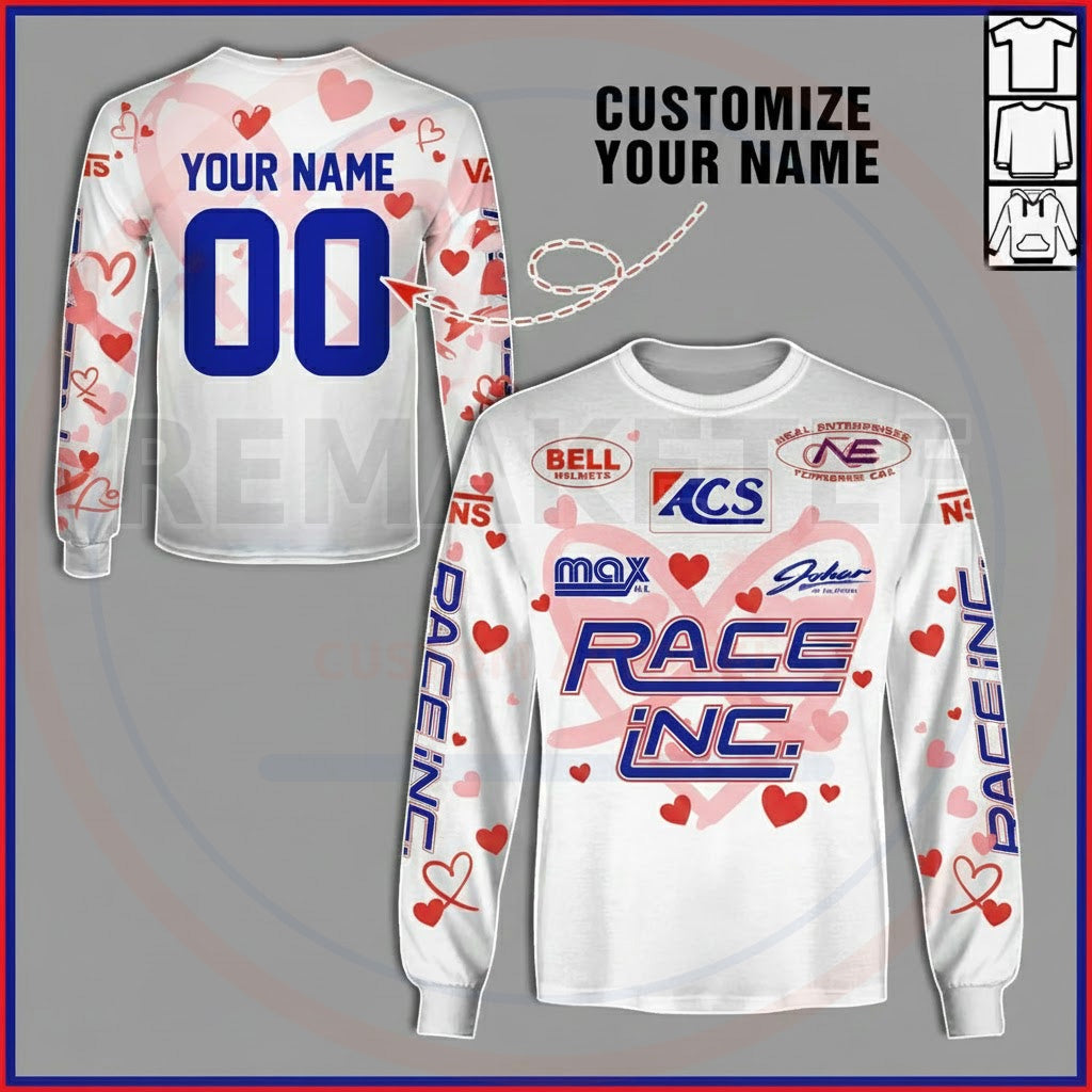 RemakeTee Race Inc Custom Vintage Retro BMX Racing Jersey 373