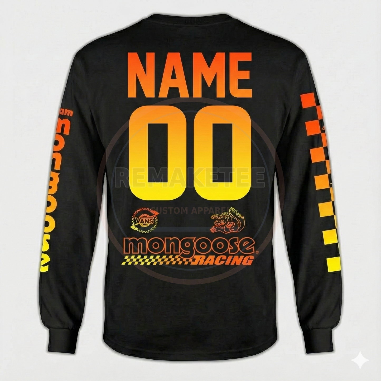RemakeTee Mongoose Custom Vintage Retro BMX Racing Jersey 224