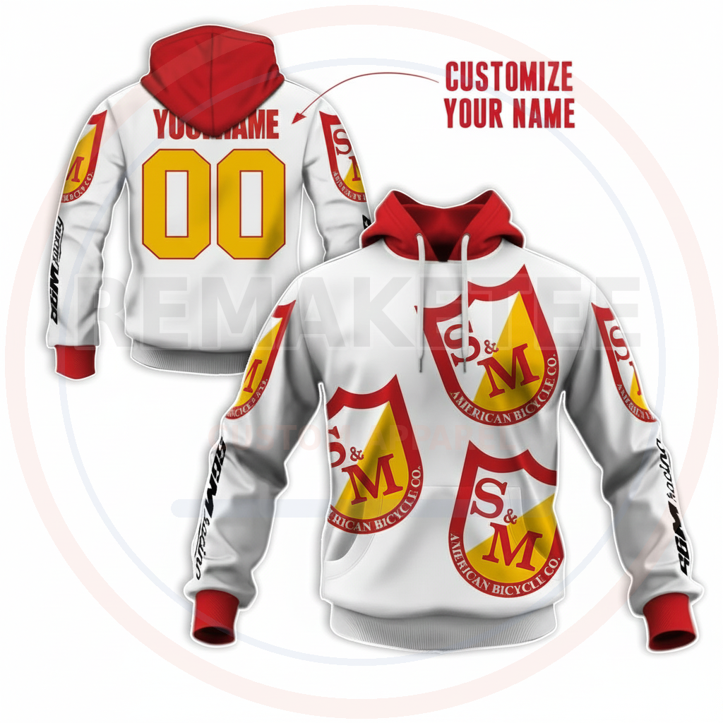RemakeTee S&M Custom Vintage Retro BMX Racing Jersey 133