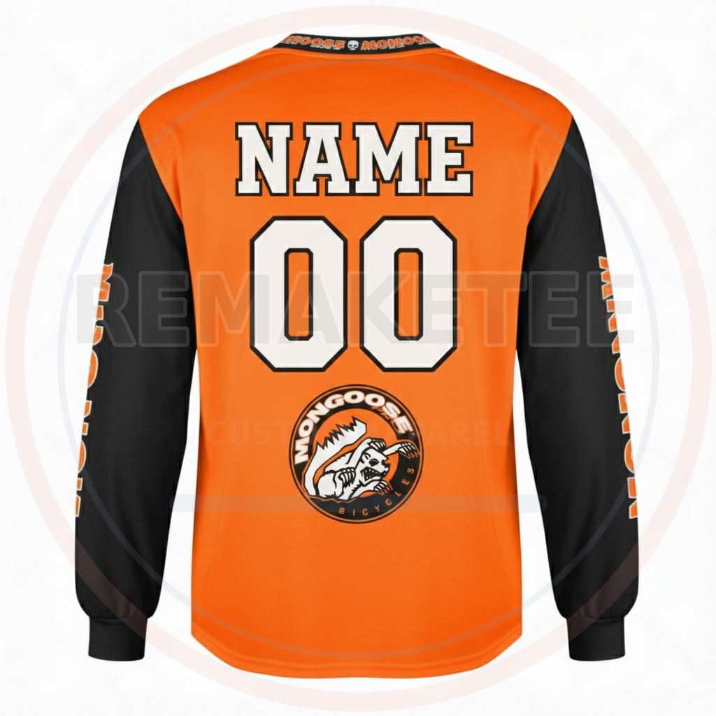 RemakeTee Mongoose Custom Vintage Retro BMX Racing Jersey 214