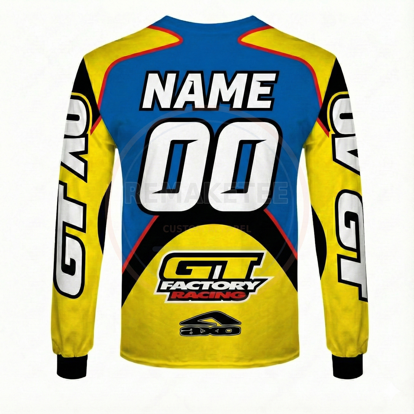 RemakeTee GT Custom Vintage Retro BMX Racing Jersey 167