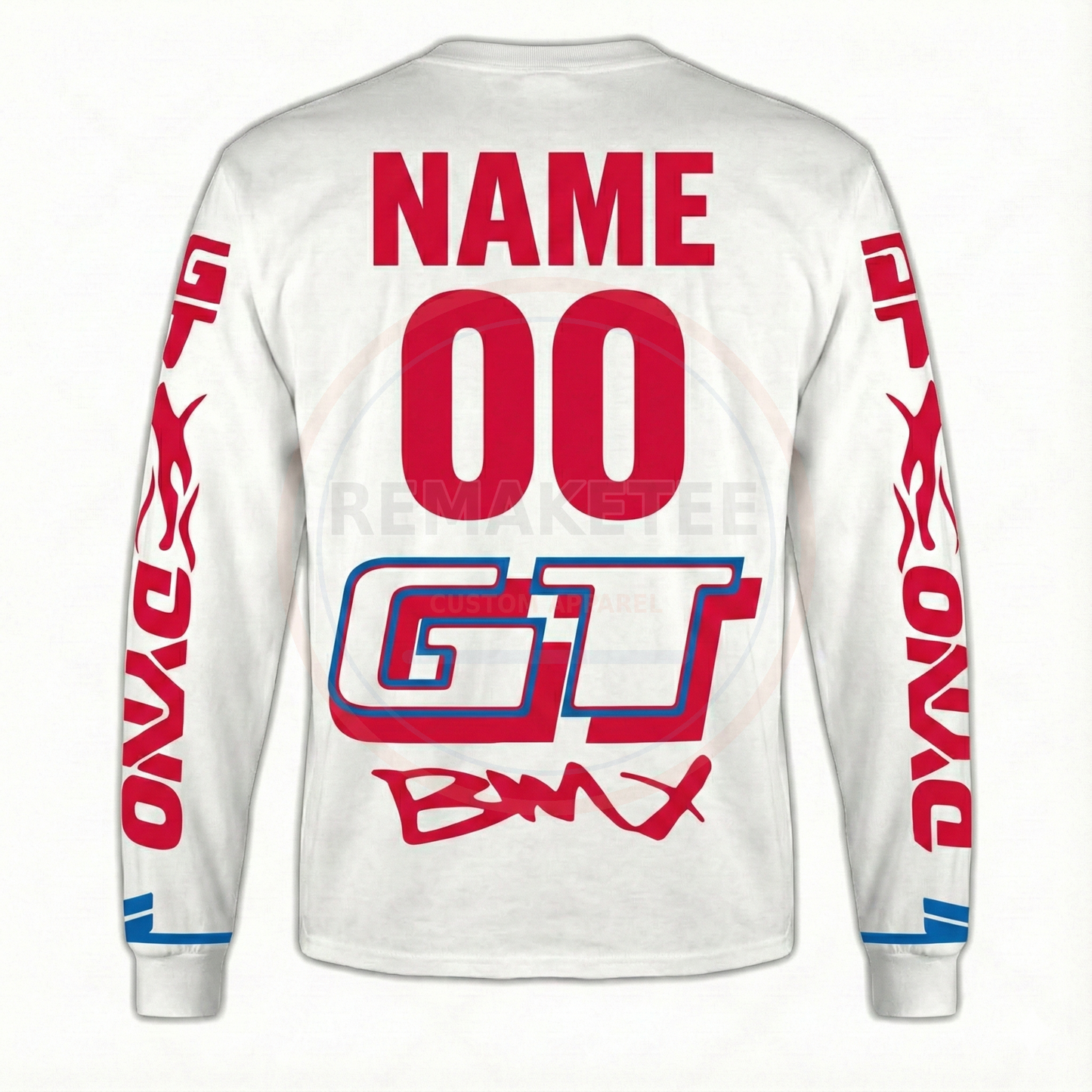RemakeTee GT Custom Vintage Retro BMX Racing Jersey 169