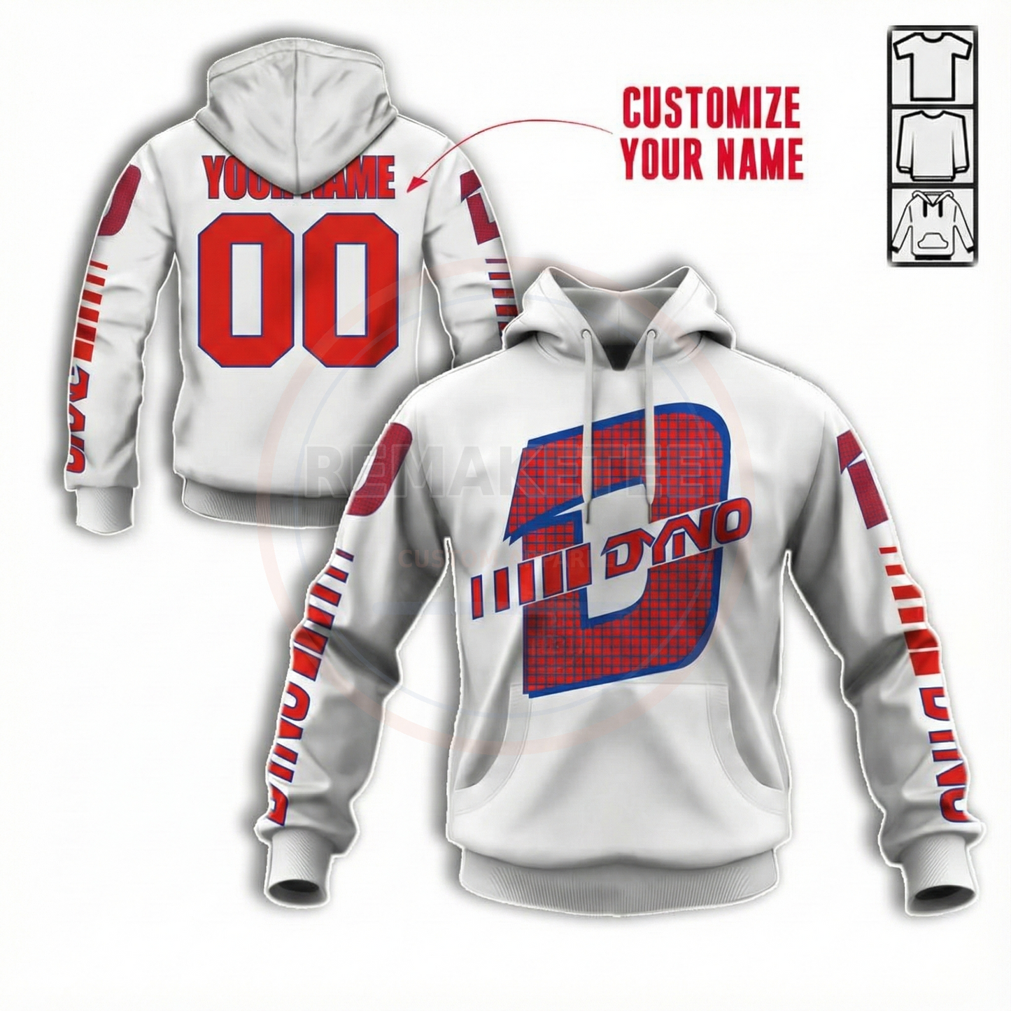 RemakeTee Dyno Custom Vintage Retro BMX Racing Jersey 075