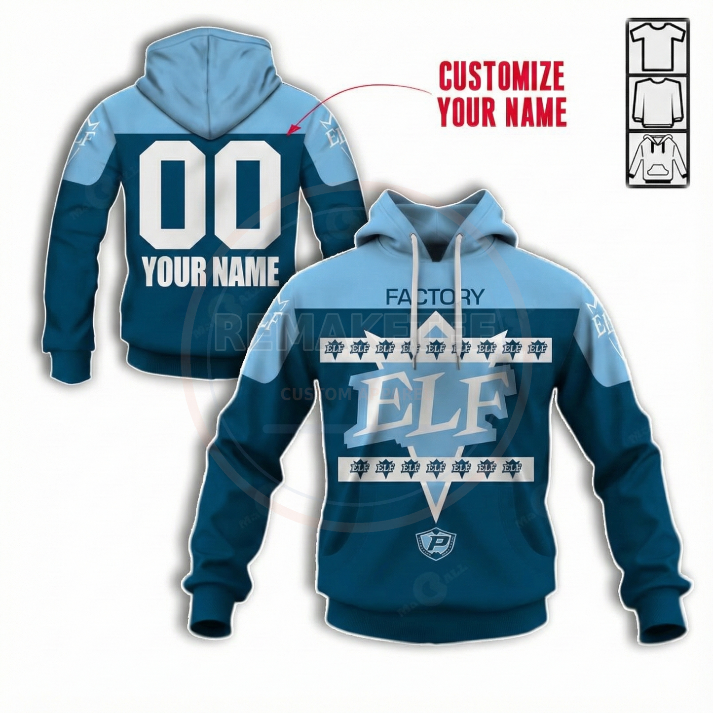 RemakeTee ELF Racing Custom Vintage Retro BMX Racing Jersey 081
