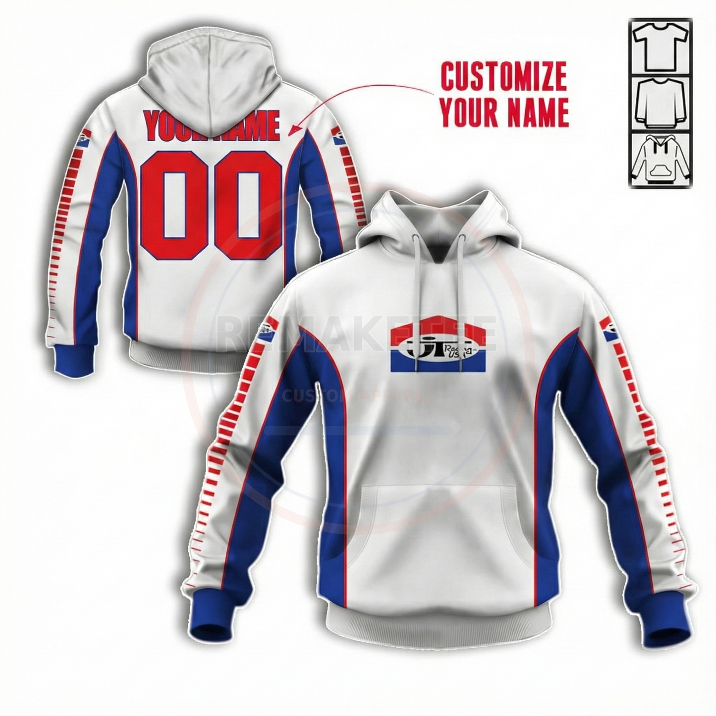 RemakeTee JT Custom Vintage Retro BMX Racing Jersey 088