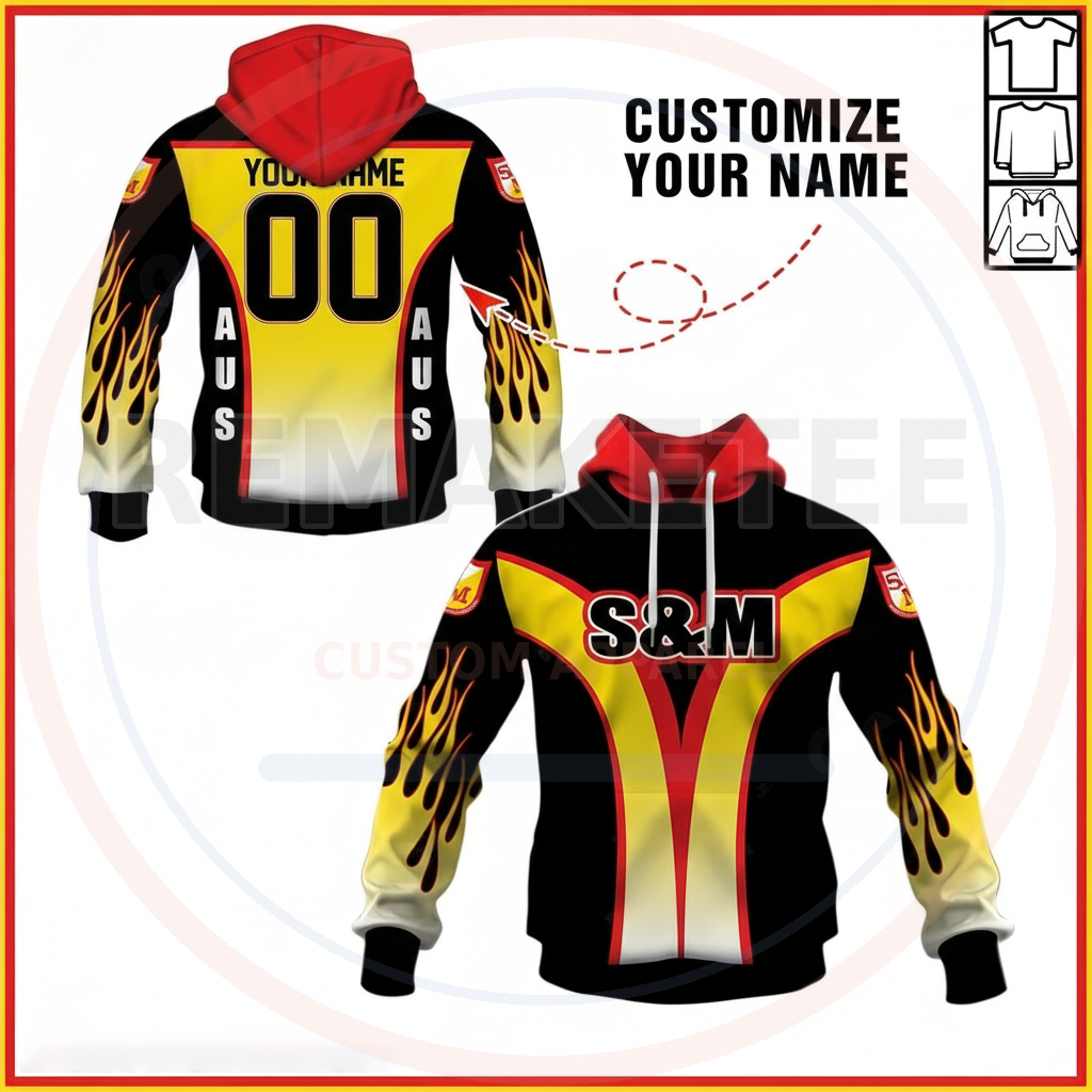 RemakeTee S&M Custom Vintage Retro BMX Racing Jersey 116