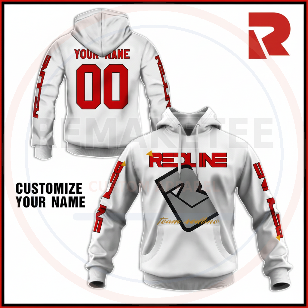 RemakeTee Redline Custom Vintage Retro BMX Racing Jersey 108