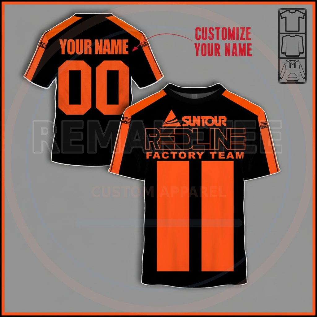 RemakeTee Redline Custom Vintage Retro BMX Racing Jersey 109