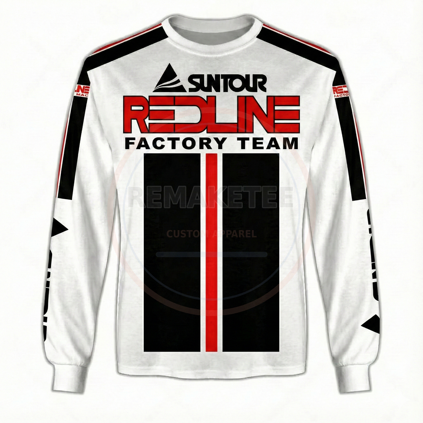 RemakeTee Redline Custom Vintage Retro BMX Racing Jersey 110