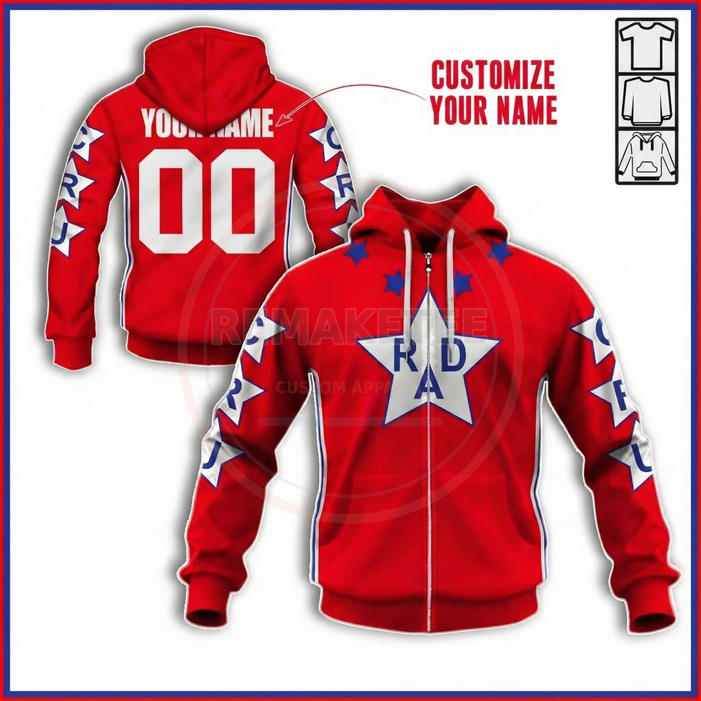 RemakeTee RAD Custom Vintage Retro BMX Racing Jersey 125