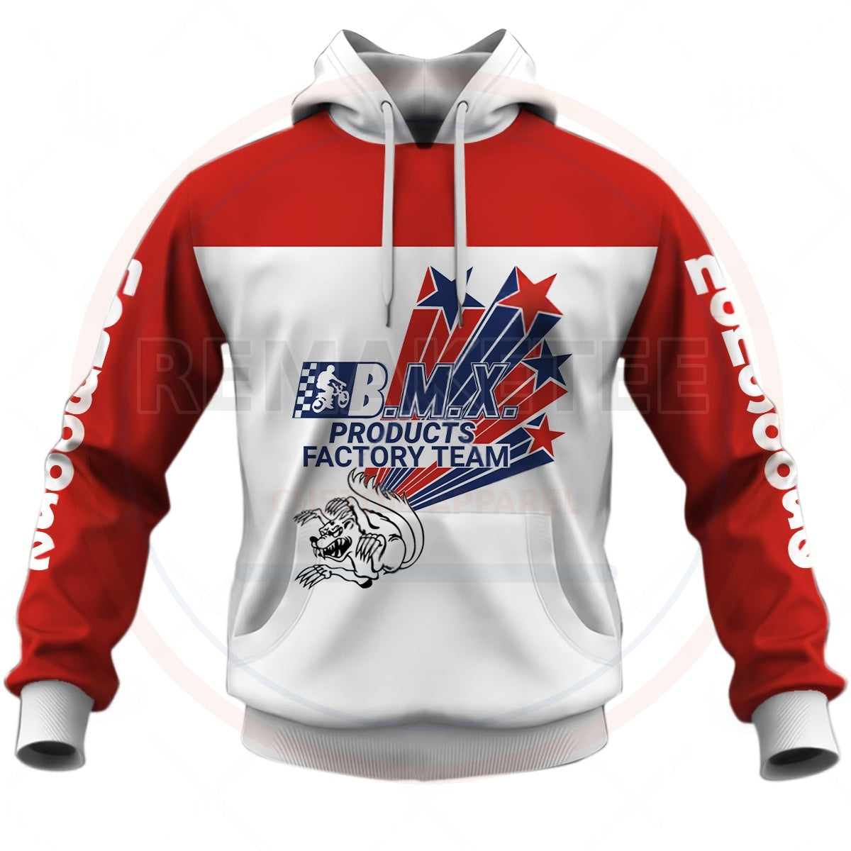 RemakeTee Mongoose Custom Vintage Retro BMX Racing Jersey 002