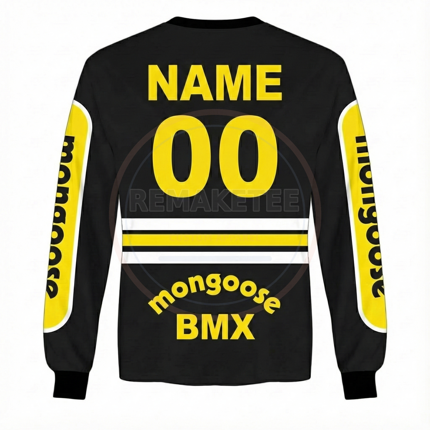 RemakeTee Mongoose Custom Vintage Retro BMX Racing Jersey 229