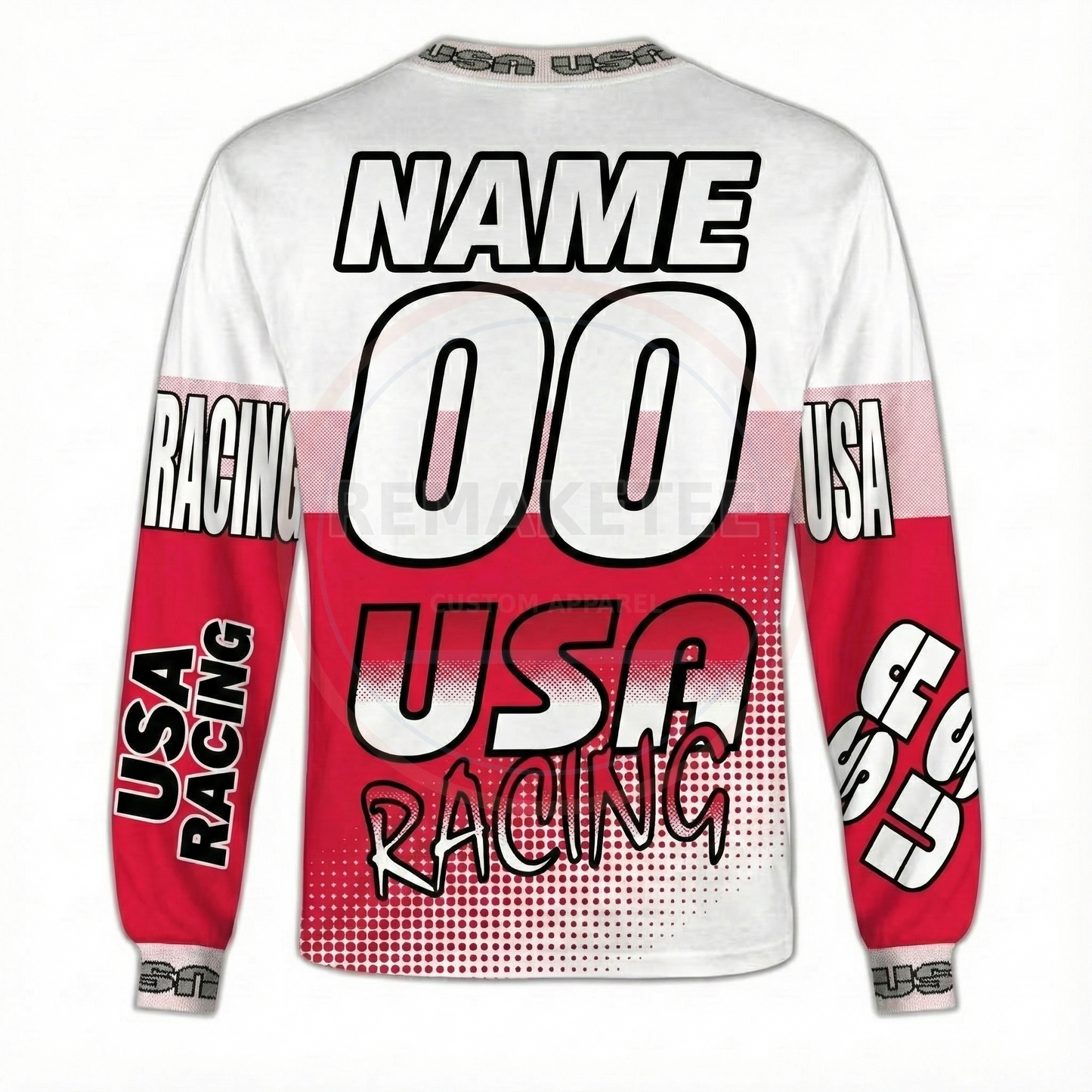 RemakeTee Custom Vintage Retro BMX Racing Jersey 243