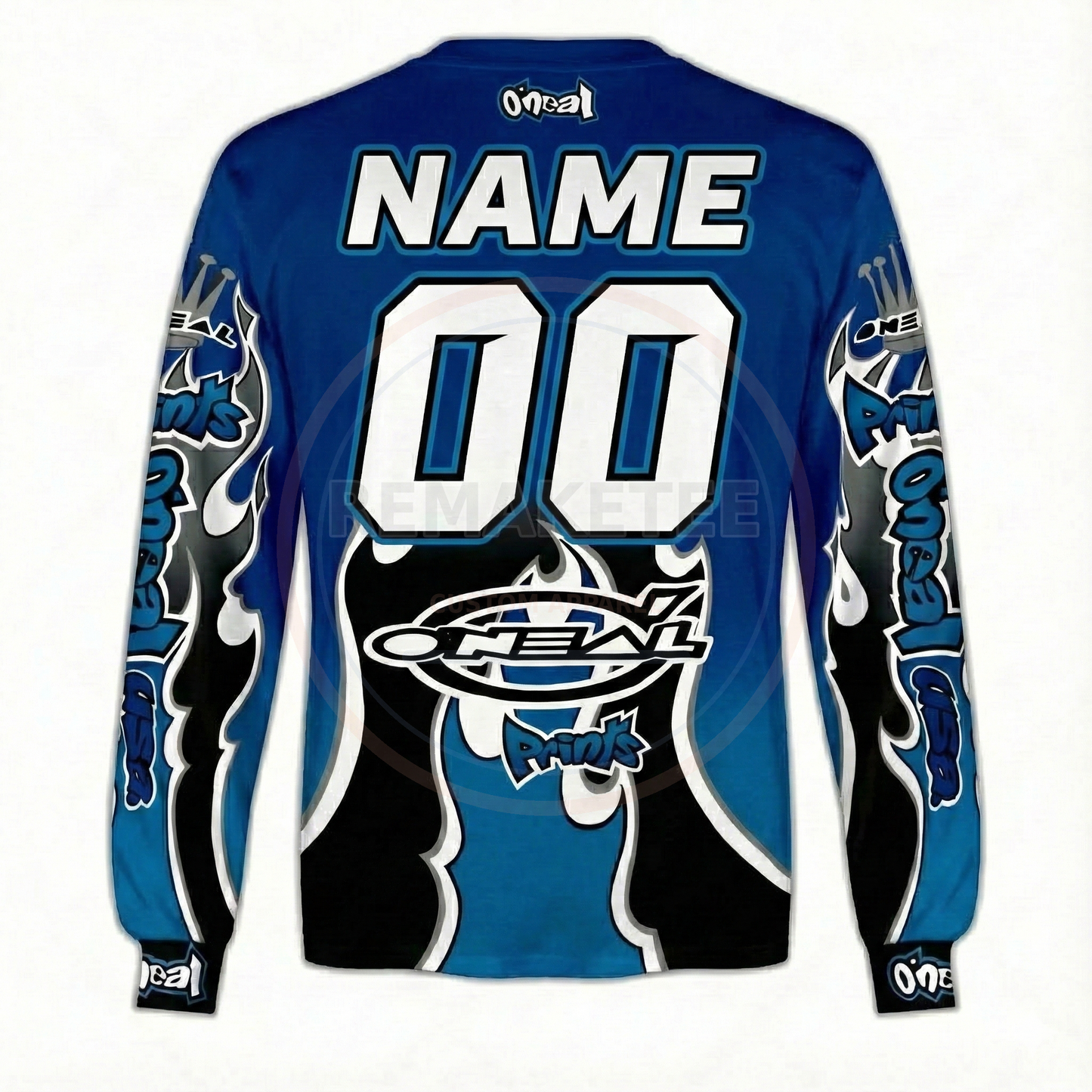 RemakeTee O'neal Custom Vintage Retro BMX Racing Jersey 278