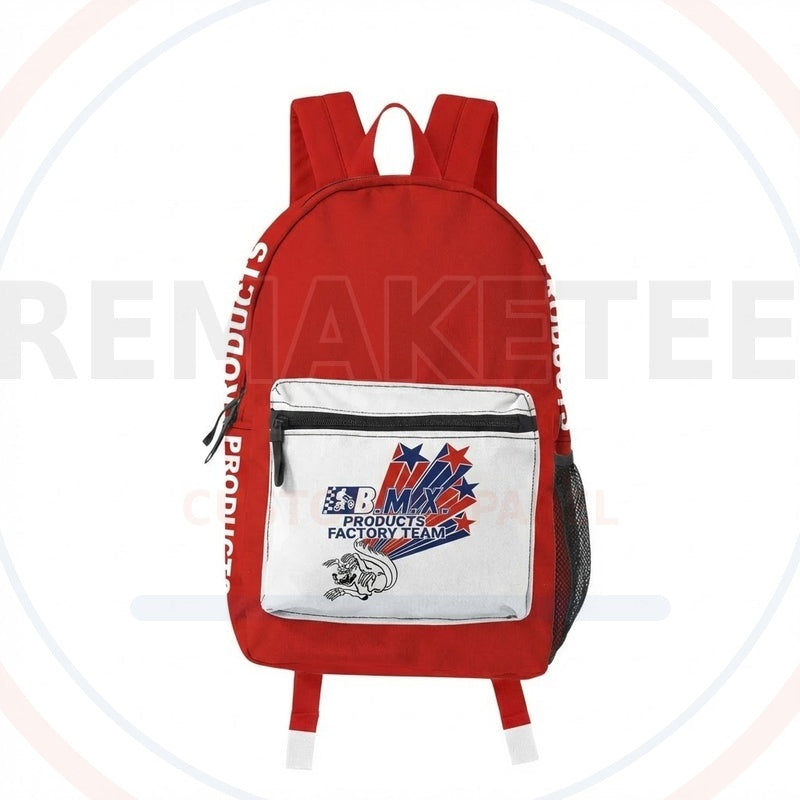 RemakeTee Custom Vintage Retro BMX Racing Backpack 100
