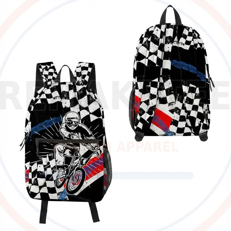 RemakeTee Custom Vintage Retro BMX Racing Backpack 120