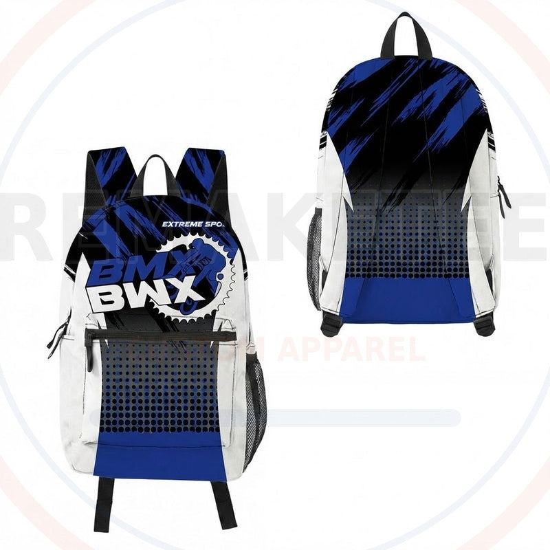 RemakeTee Custom Vintage Retro BMX Racing Backpack 166