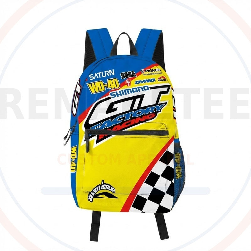 RemakeTee Custom Vintage Retro BMX Racing Backpack 174