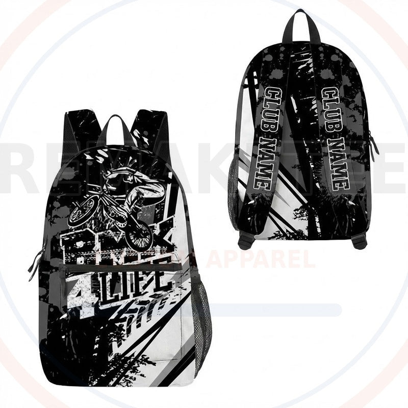 RemakeTee Custom Vintage Retro BMX Racing Backpack 195
