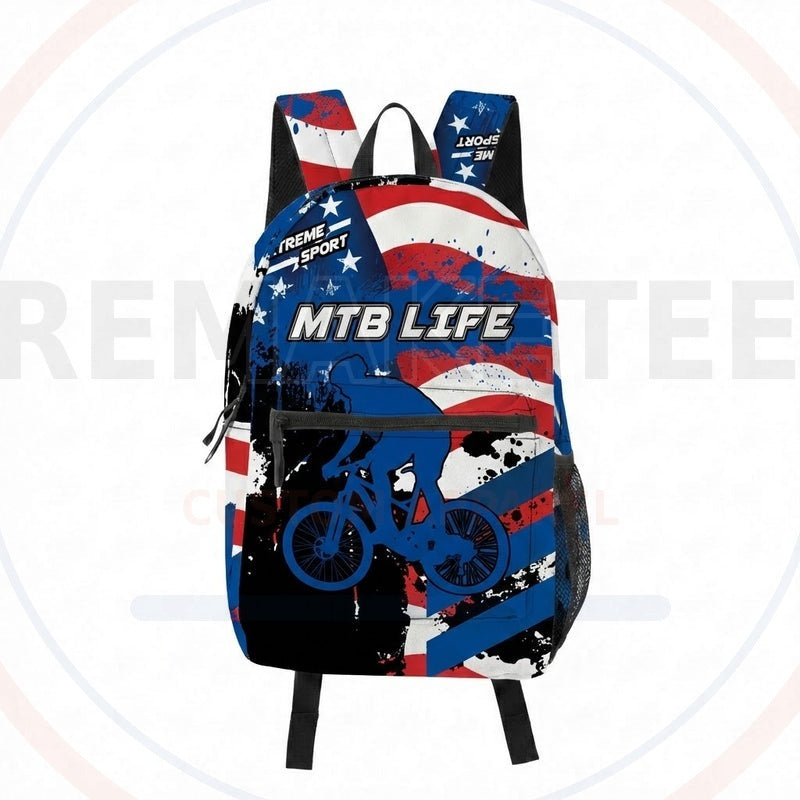 RemakeTee Custom Vintage Retro BMX Racing Backpack 226