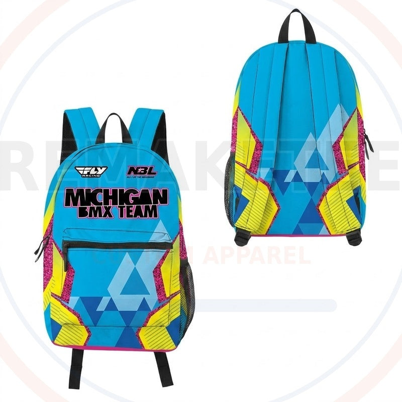 RemakeTee Custom Vintage Retro BMX Racing Backpack 256