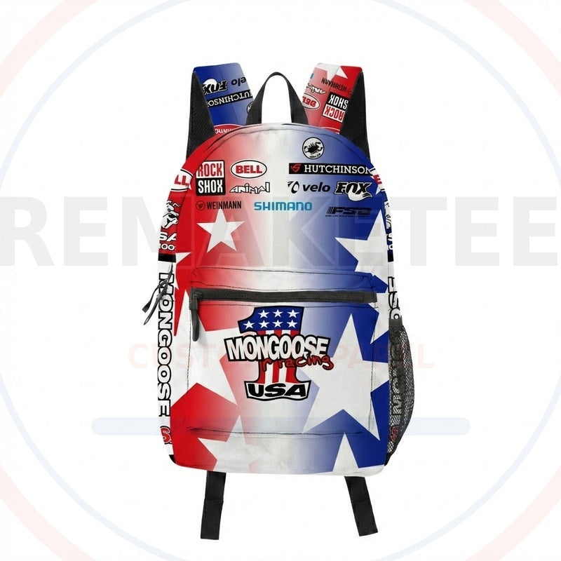 RemakeTee Custom Vintage Retro BMX Racing Backpack 386