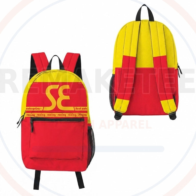 RemakeTee Custom Vintage Retro BMX Racing Backpack 398