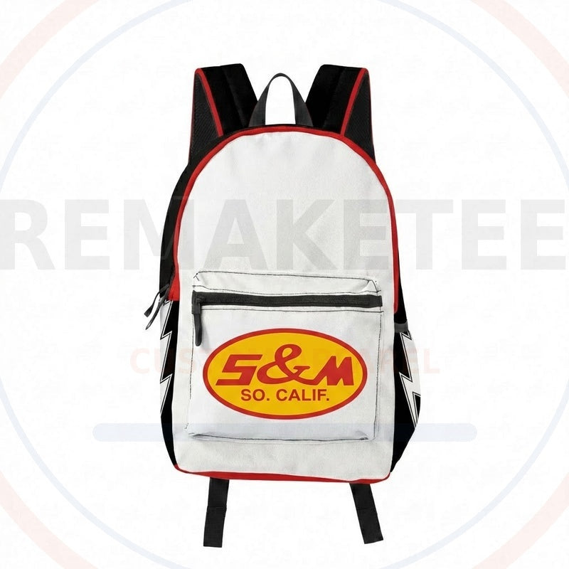 RemakeTee Custom Vintage Retro BMX Racing Backpack 569