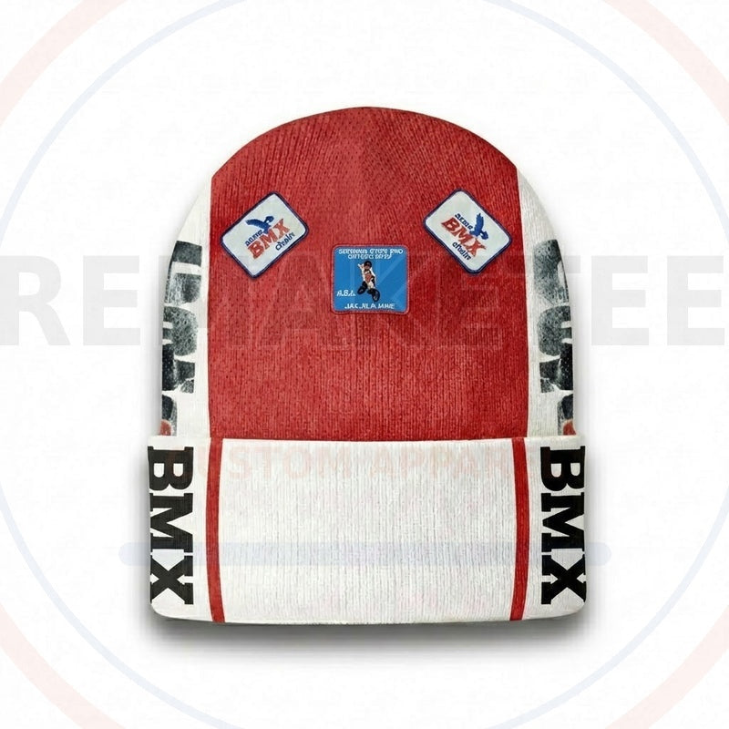 RemakeTee Custom Vintage Retro BMX Racing Beanie 025