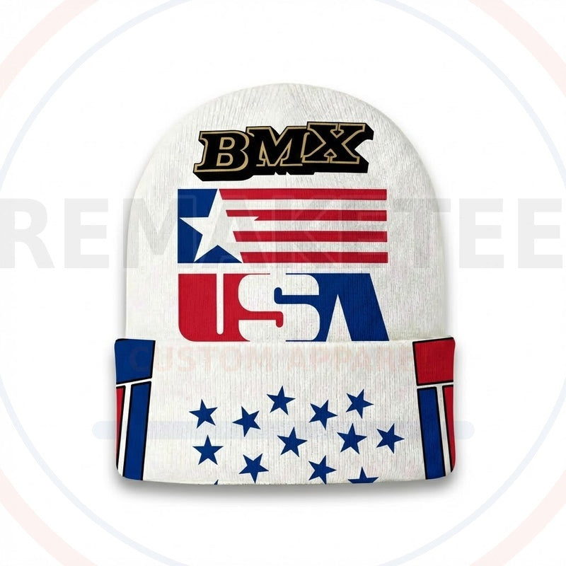 RemakeTee Custom Vintage Retro BMX Racing Beanie 189