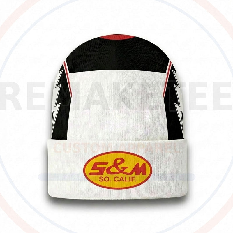 RemakeTee Custom Vintage Retro BMX Racing Beanie 302