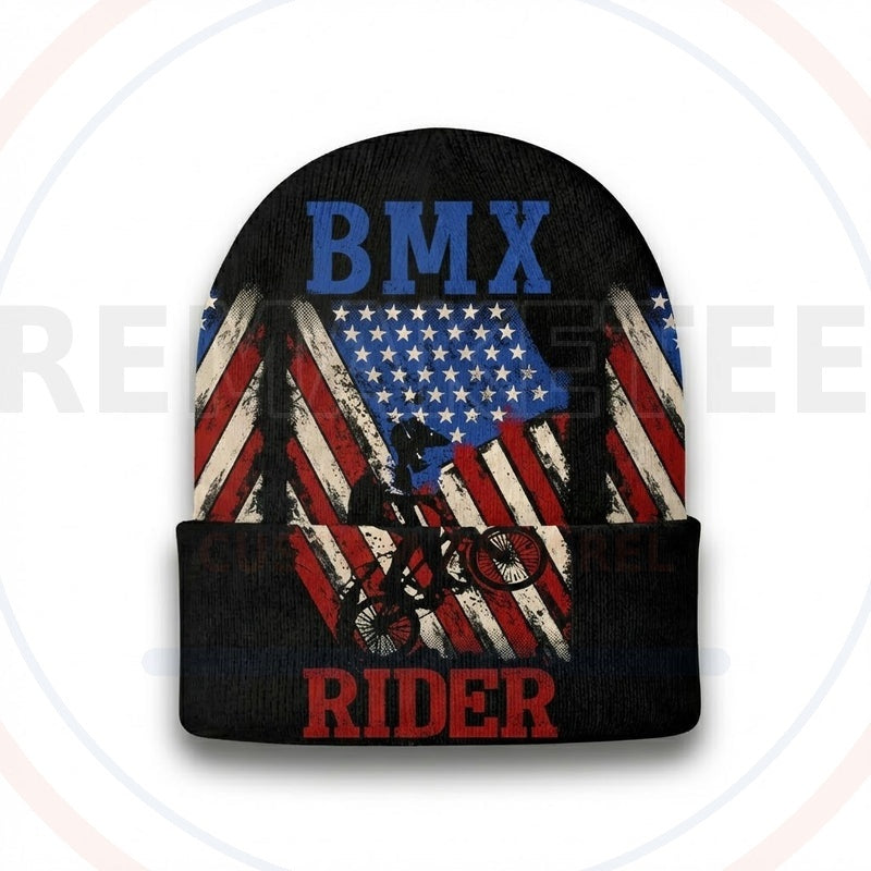 RemakeTee Custom Vintage Retro BMX Racing Beanie 318