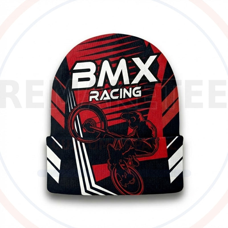 RemakeTee Custom Vintage Retro BMX Racing Beanie 331