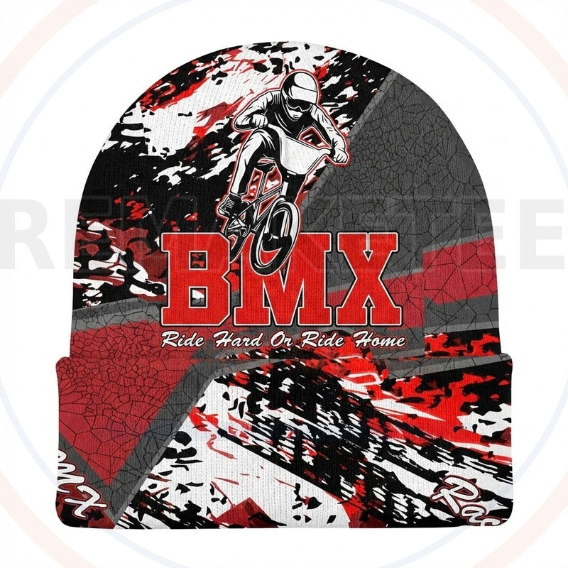 RemakeTee Custom Vintage Retro BMX Racing Beanie 337