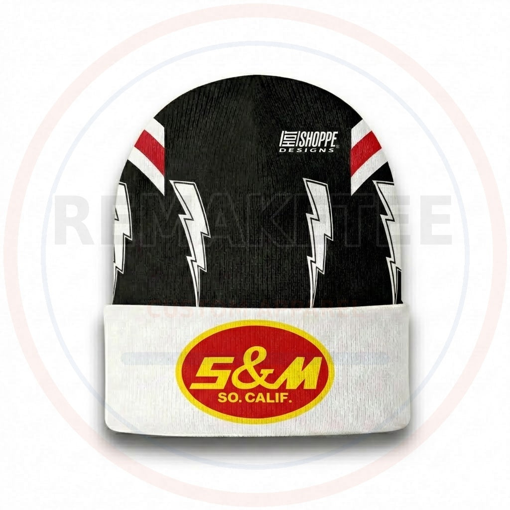 RemakeTee Custom Vintage Retro BMX Racing Beanie 441