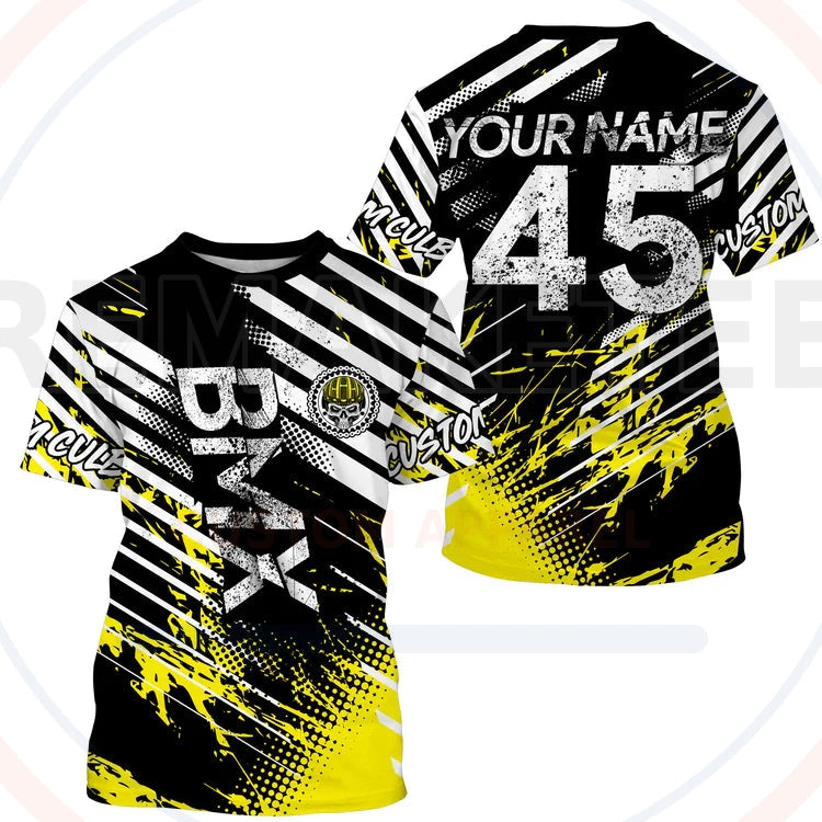 RemakeTee Custom Vintage Retro BMX Racing Jersey 837