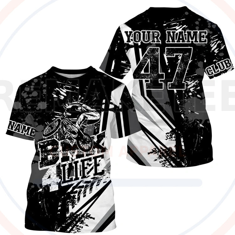 RemakeTee Custom Vintage Retro BMX Racing Jersey 838