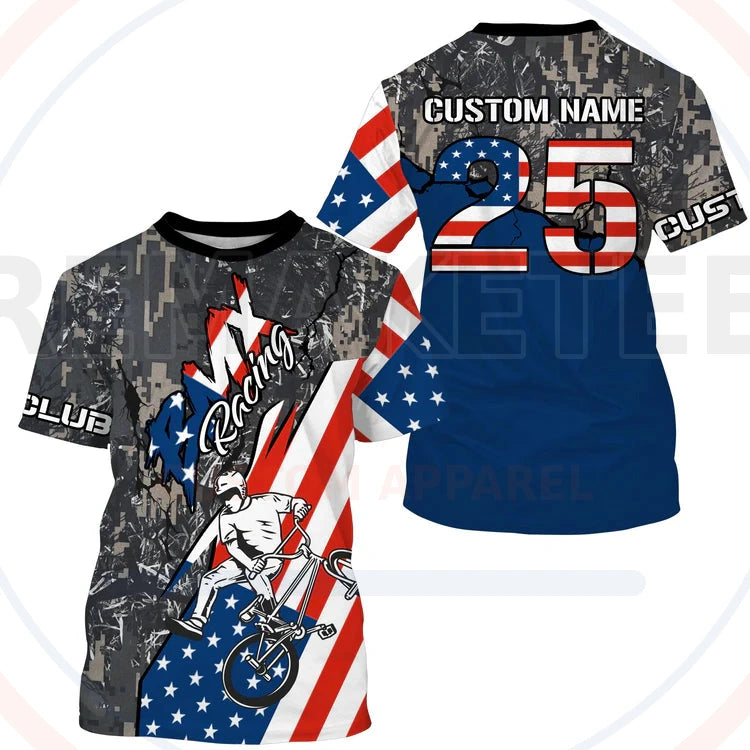 RemakeTee Custom Vintage Retro BMX Racing Jersey 840