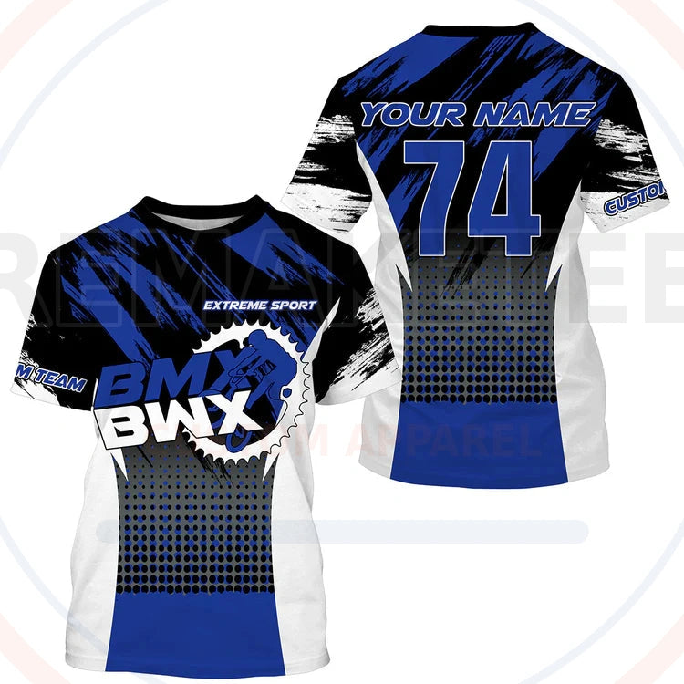 RemakeTee Custom Vintage Retro BMX Racing Jersey 841
