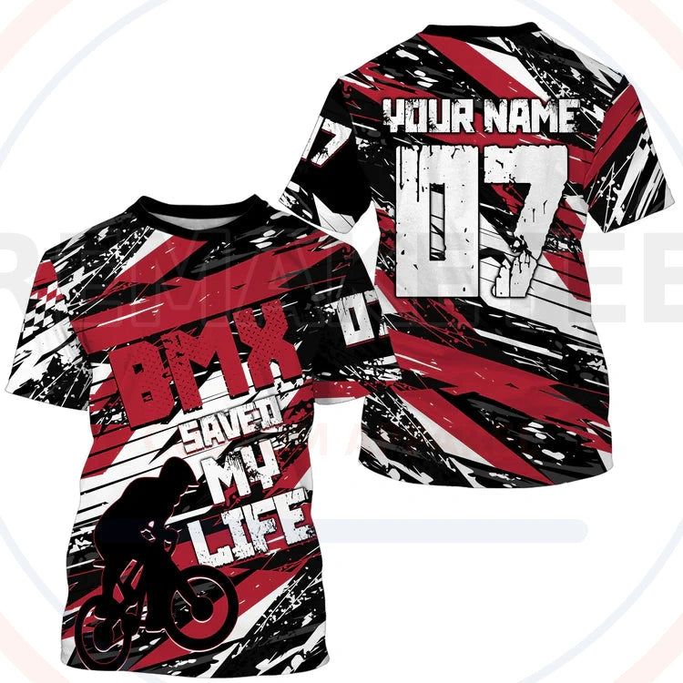 RemakeTee Custom Vintage Retro BMX Racing Jersey 843