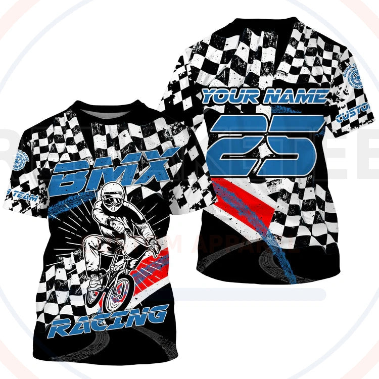 RemakeTee Custom Vintage Retro BMX Racing Jersey 847