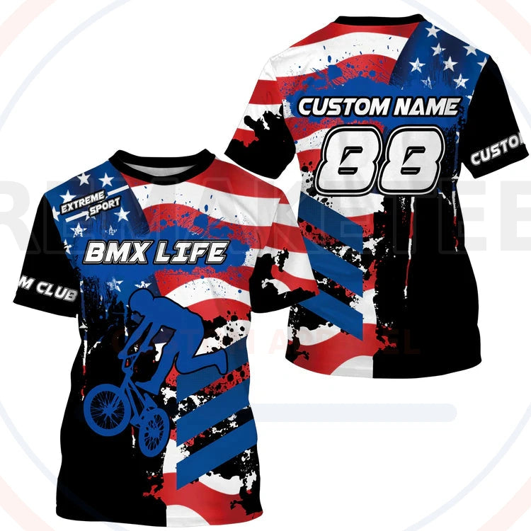 RemakeTee Custom Vintage Retro BMX Racing Jersey 851