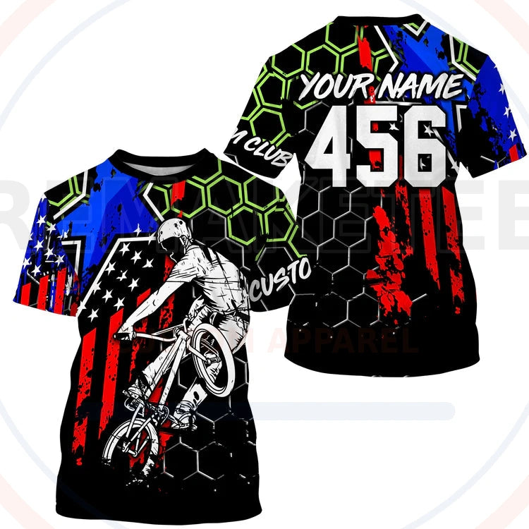 RemakeTee Custom Vintage Retro BMX Racing Jersey 854