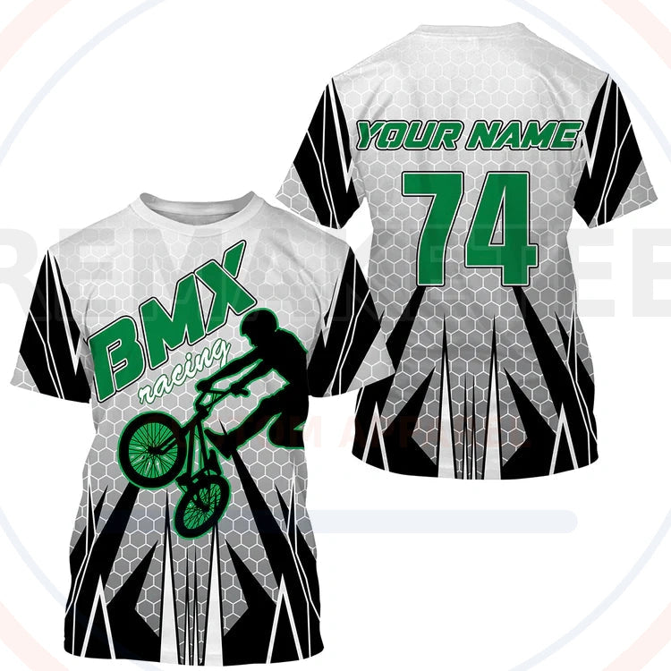 RemakeTee Custom Vintage Retro BMX Racing Jersey 855