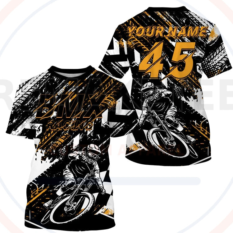 RemakeTee Custom Vintage Retro BMX Racing Jersey 856