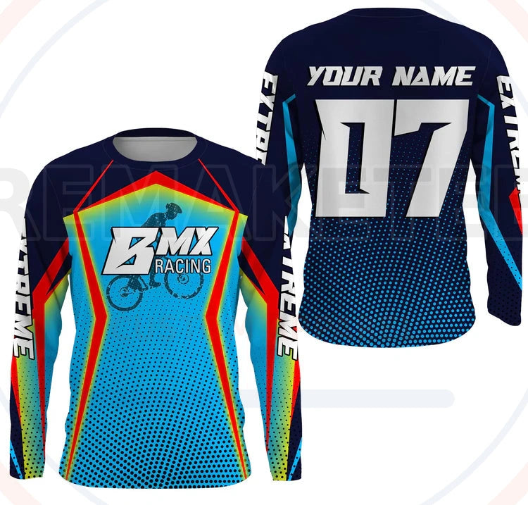 RemakeTee Custom Vintage Retro BMX Racing Jersey 860