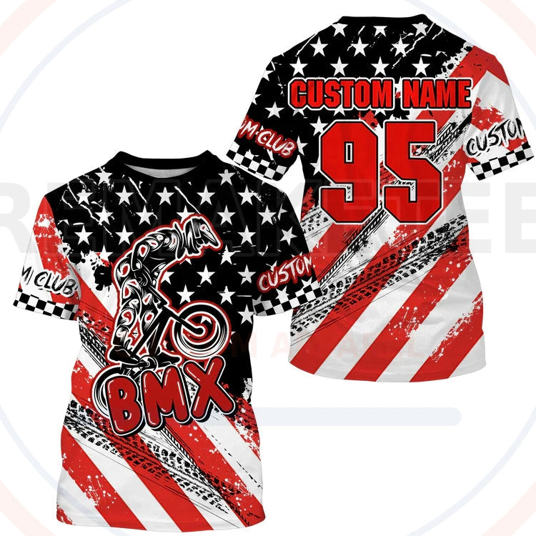 RemakeTee Custom Vintage Retro BMX Racing Jersey 862