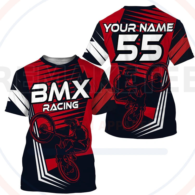RemakeTee Custom Vintage Retro BMX Racing Jersey 863