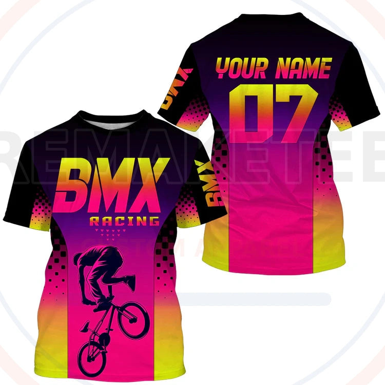 RemakeTee Custom Vintage Retro BMX Racing Jersey 865